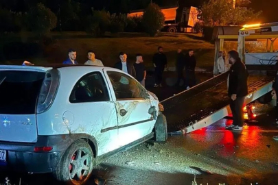 Kozlu sahil yolunda korkutan kaza!