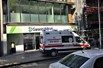 Bankada fenalaşan vatandaşa 112 yetişti!