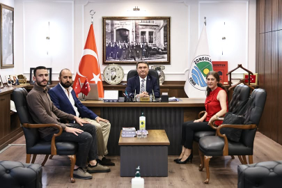 İMO Zonguldak Temsilciliği'nden Zonguldak Belediye Başkanı Tahsin Erdem’e nezaket ziyareti