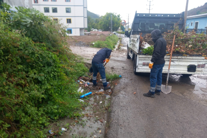 KDZ. EREĞLİ BELEDİYESİ EKİPLERİ SAHADA SEFERBER