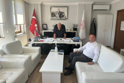 Selçuk Oktay'dan Liman Başkanı Eyüpoğlu'na ziyaret
