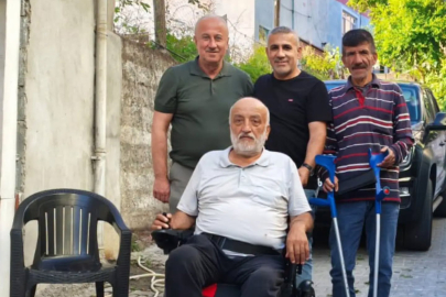 Başkan Karaveli'den engelli vatandaşa anlamlı destek