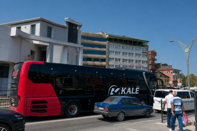 Zonguldak Çevre Yolunda şehirler arası otobüs arızalandı