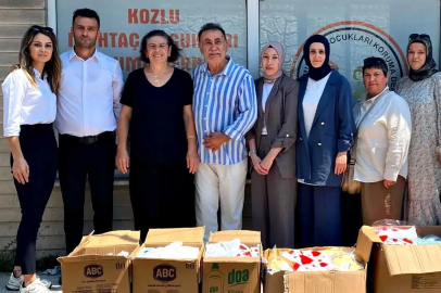 MHP Kozlu teşkilatı ihtiyaç sahibi çocukları unutmadı!