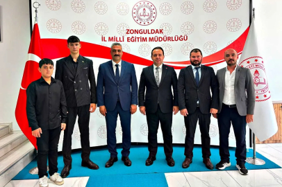 Ülkü Ocakları'ndan İl Millî Eğitim Müdürü Uygar Keskin’e ziyaret