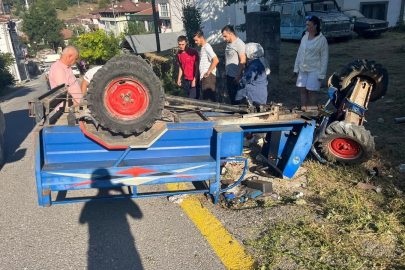 Patpat Devrildi: Sürücü Yaralandı