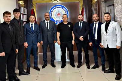 Ülkü Ocakları'ndan İl Emniyet Müdürü Sinan Ergen'e Ziyaret