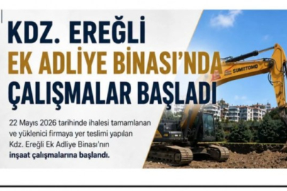 Kdz. Ereğli Ek Adliye Binası’nda çalışmalar başladı!