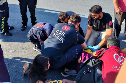 Kdz.Ereğli’de yaya geçidinde kaza: Otomobil 2 kişiye çarptı
