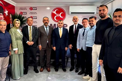 AK Parti Milletvekili Çolakoğlu, MHP İl Başkanlığında