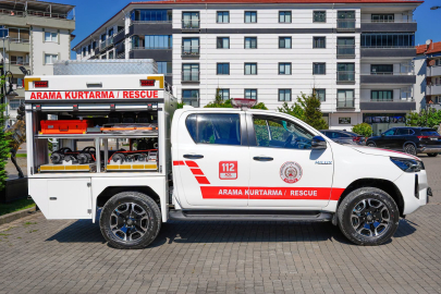 Çaycuma’ya Japonya’dan 4x4 arama kurtarma takviyesi