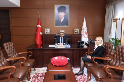 Gökçebey Kaymakamı Şıktaş’tan Vali Hacıbektaşoğlu’na ziyaret