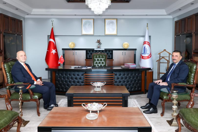 Vali Hacıbektaşoğlu’ndan Rektör Prof. Dr. Ulusoy’a ziyaret