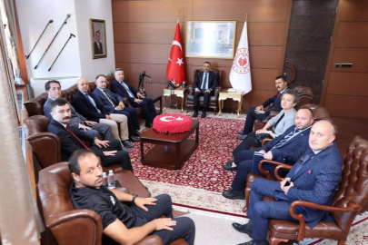 Vali Osman Hacıbektaşoğlu’ndan Kamu-Sen Heyetine Kabul!