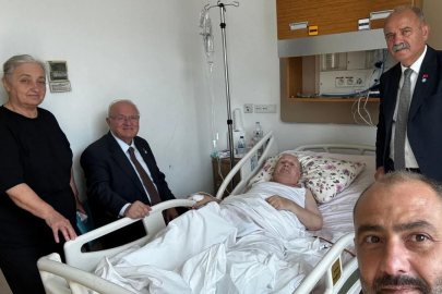 Erkmen’den Ahmet Cinel’e Hastanede Ziyaret!