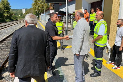 TCDD 2. Bölge Müdürü Ahmet Sabancı’dan Gökçebey’e ziyaret