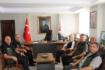Zonguldak Orman bölge heyeti, Kaymakamı ziyaret etti!