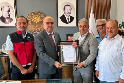 Kestane Balı Coğrafi İşaret Tescil Belgesi Teslim Edildi!