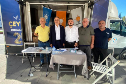 Saffet Bozkurt’tan AK Parti üye standına ziyaret!
