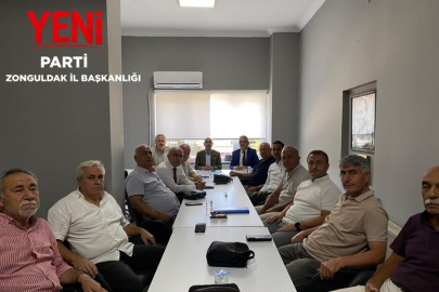 Yeni Parti Zonguldak Teşkilatı yeni hizmet binasında toplandı