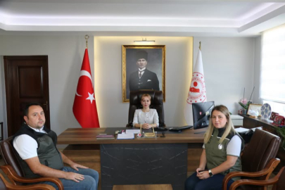 Orman İşletme Şeflerinden Kaymakam Şıktaş’a ziyaret
