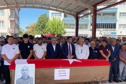 Zabıta memuru Lütfi Piri memleketinde son yolculuğuna uğurlandı!