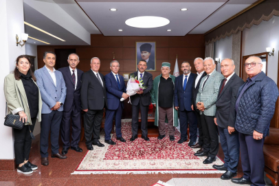 Vali Hacıbektaşoğlu Ahilik Haftası heyetini kabul etti!