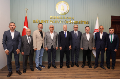 MÜSİAD Zonguldak Heyetinden Rektör Prof. Dr. Ahmet Ulusoy’a ziyaret