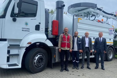 Çaycuma Belediyesi filosuna kombine kanal açma aracı kattı!