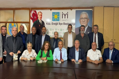 İYİ Parti Zonguldak Kurmayları Ereğli'de Bir Araya Geldi!