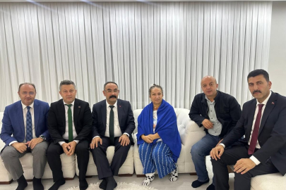 MHP ailesinden Arzu Kara’ya ziyaret