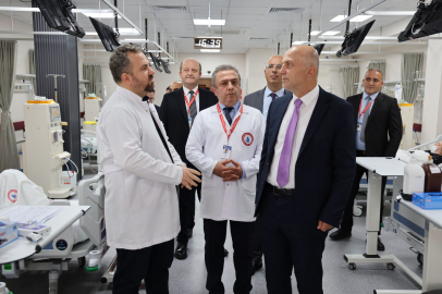 BEUN Rektörü Ulusoy hastanedeki çalışmaları yerinde inceledi