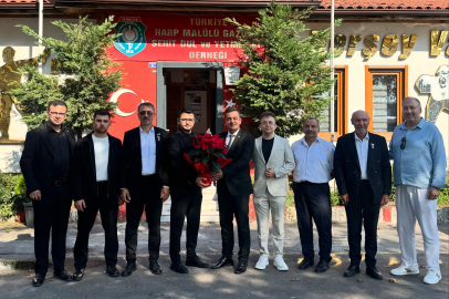 Ülkü Ocakları Ereğli'den Gaziler Günü’nde anlamlı ziyaret!