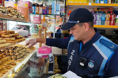 Zabıta ekipleri pastane ve imalathaneleri denetledi
