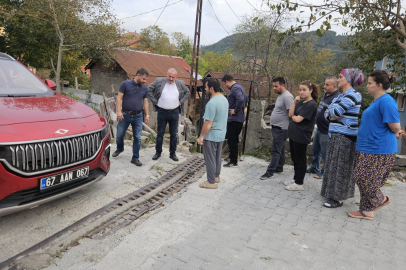 Örer ve Palabaş yol çalışmalarını inceledi!