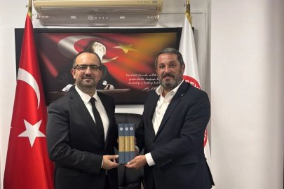 Eğitim-Bir-Sen'den BEUN Genel Sekreteri Prof. Dr. Furkan Beşel’e "Hayırlı Olsun" Ziyareti