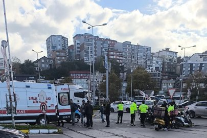 Zonguldak’ta Kavşakta Kaza!