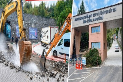 BEUN Hastanesi yolunda betonlama çalışmaları sürüyor