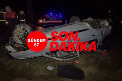 Zonguldak-Ankara Karayolunda Otomobil Takla Attı: 2 Yaralı