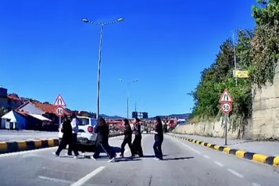 Yürekleri Ağza Getiren Kaza!
