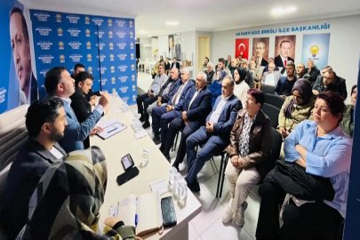 İl Başkanı Çağlayan, AK Parti Ereğli İlçe Teşkilatıyla Bir Araya Geldi