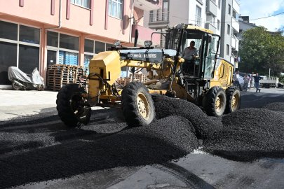 KDZ. EREĞLİ’DE ASFALT SEFERBERLİĞİ SÜRÜYOR