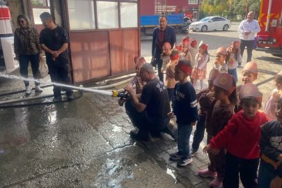 Minik Öğrencilerden Devrek İtfaiyesi’ne Anlamlı Ziyaret