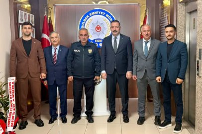 AK Parti heyetinden İl Emniyet Müdürü Kaba’ya hayırlı olsun ziyareti!