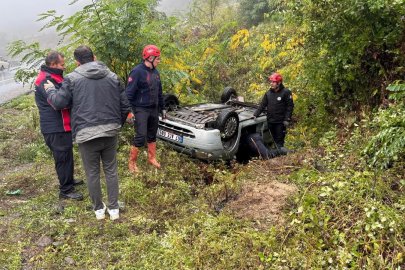 Zonguldak-Ereğli yolunda kaza 3 yaralı