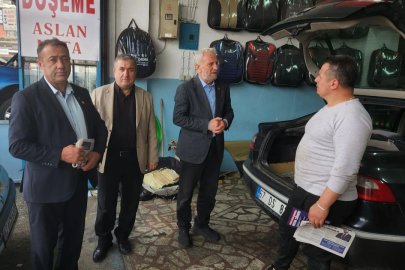 Necdet Sarı, ​Esnafın Sorunları ve Taleplerini Dinlendi