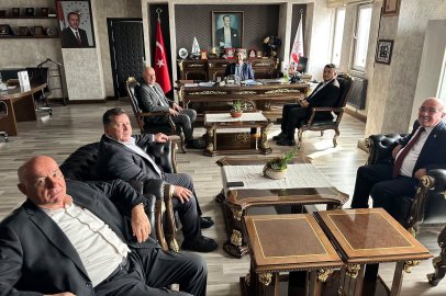 Meclis Başkanı ve Meclis Üyelerinden Kaymakam Yılmaz'a Ziyaret