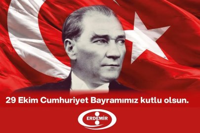 Erdemir 29 Ekim Cumhuriyet Bayramı'nı kutladı
